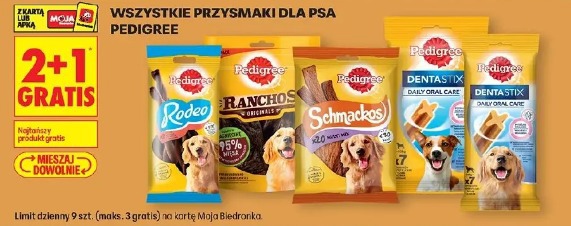 Wszystkie przysmaki dla psa Pedigree