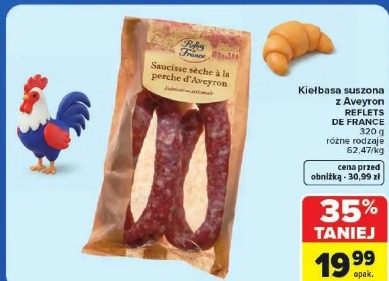 Kiełbasa suszona z Aveyron Reflets de France 320 g różne rodzaje