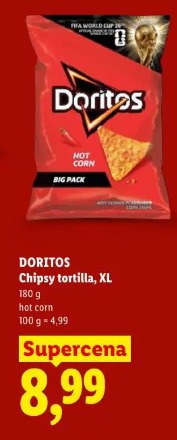 Doritos Chipsy tortilla, XL