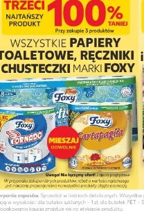 Wszystkie papiery toaletowe, ręczniki i chusteczki marki Foxy