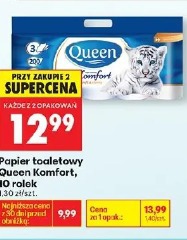 Papier toaletowy Queen Komfort, 10 rolek