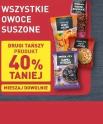 Wszystkie owocoe suszone drugi tańszy 40% taniej