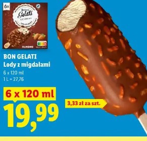 Bon Gelati Lody z migdałami