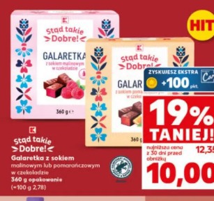 Stąd takie Dobre! Galaretka z sokiem malinowym lub pomarańczowym w czekoladzie Stąd takie Dobre!