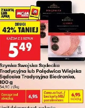 Szynka Swojska Sądecka Tradycyjna lub Polędwica Wiejska Sądecka Tradycyjna Biedronka