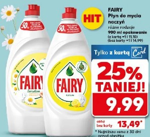 Fairy Płyn do mycia naczyń różne rodzaje 900 ml opakowanie