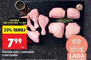 Świeże udo i podudzie z kurczaka