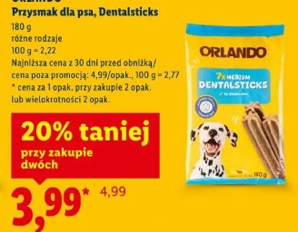 Orlando Przysmak dla psa, Dentalsticks