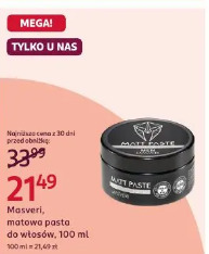 Masveri, matowa pasta do włosów, 100 ml