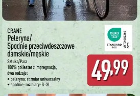 Crane Peleryna/Spodnie przeciwdeszczowe damskie/męskie