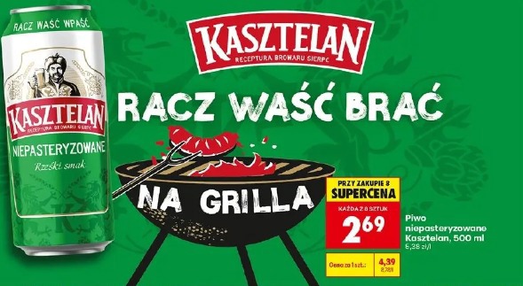Kasztelan piwo niepasteryzowane