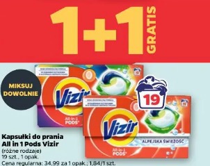 Kapsułki do prania All in 1 Pods Vizir