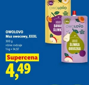 Owolovo Mus owocowy, XXXL