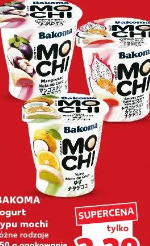 Bakoma Jogurt typu mochi różne rodzaje
