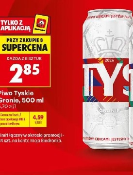 Piwo Tyskie Gronie, 500 ml