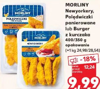 Morliny Newyorkery, Polędwiczki panierowane lub Burger z kurczaka