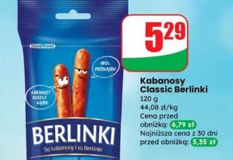 Kabanosy Classic Berlinki