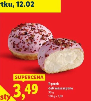 Pączek deli mascarpone