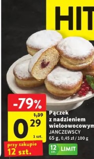 Pączek z nadzieniem wieloowocowym JANCZEWSCY