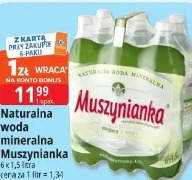 Naturalna woda mineralna Muszynianka