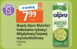 Napój Alpro Matcha/kokosowo-ryżowy/migdałowo-wysokobiałkowy/sojowy