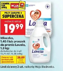 Mleczko, 1,45 l lub proszek do prania Lovela, 1,3 kg/0,85 kg