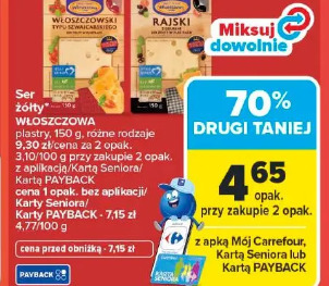 Ser żółty WŁOSZCZOWA