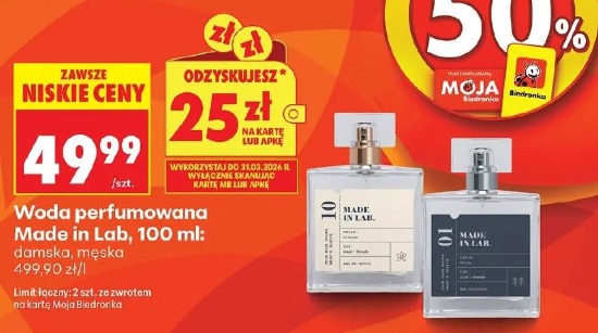 Woda perfumowana Made in Lab