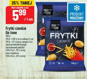 Frytki cienkie Go tove