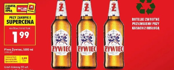 Piwo Żywiec, 500ml
