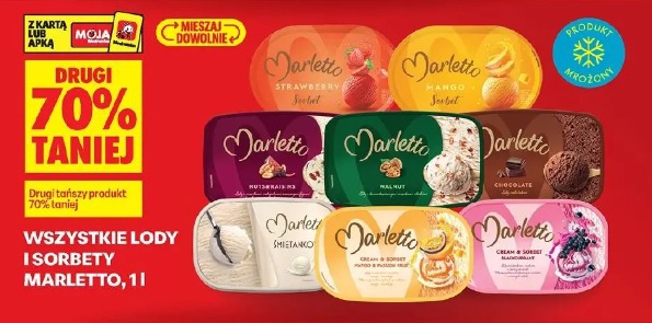 Wszystkie lody i sorbety Marletto
