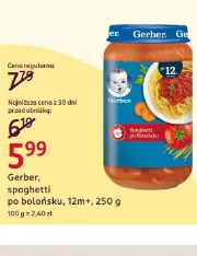 Gerber, spaghetti po bolońsku, 12m+