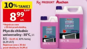 Płyn do chłodnic uniwersalny -35°C Auchan