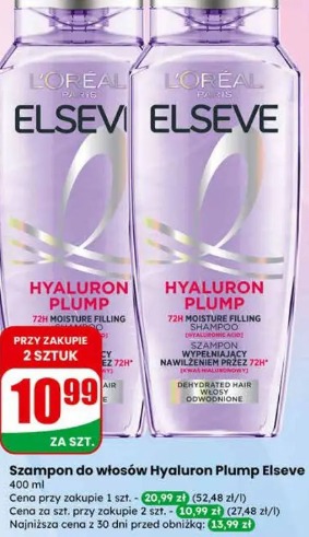 Szampon do włosów Hyaluron Plump Elseve