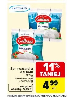 Ser mozzarella Galbani