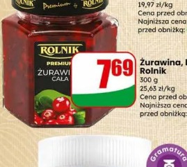 Żurawina, borówka cała Rolnik