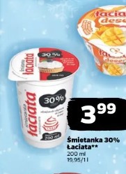Śmietanka 30% Łaciata