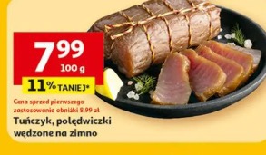 Tuńczyk, polędwiczki wędzone na zimno