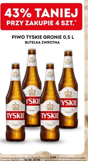 Piwo Tyskie Gronie 0,5 l