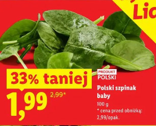Polski szpinak baby