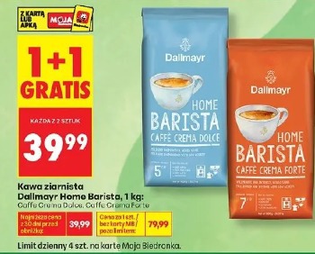 Kawa ziarnista Dallmayr Home Barista