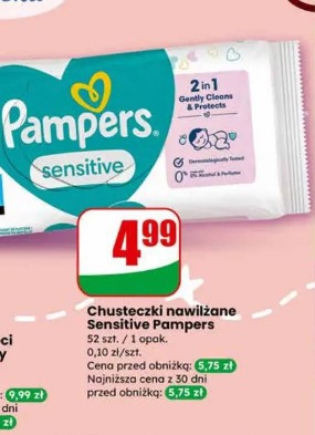 Chusteczki nawilżane Sensitive Pampers