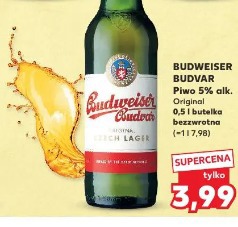 Budweiser Budvar piwo 5% alk. Original