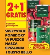 Wszystkie pomidory w puszce Nasza Spiżarnia i Gusto Bello