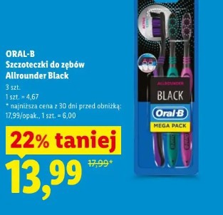 Oral-B Szczoteczki do zębów Allrounder Black