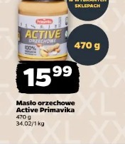 Masło orzechowe Active Primavika