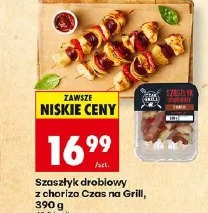 Szaszłyk drobiowy z chorizo Czas na Grill