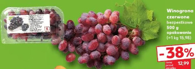 Winogrona czerwone bezpestkowe