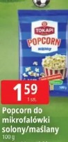 Popcorn do mikrofalówki solony/maślany Tokapi