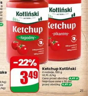 Ketchup pikantny Kotliński